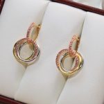 fake-cartier-trinity-earrings-white-gold-yellow-gold-with-pink-diamonds-best-gifta1d0c6e83f027327d8461063f4ac58a6