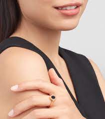 Flip Pink Gold Ring with Mother of Pearl and Onyx photo review