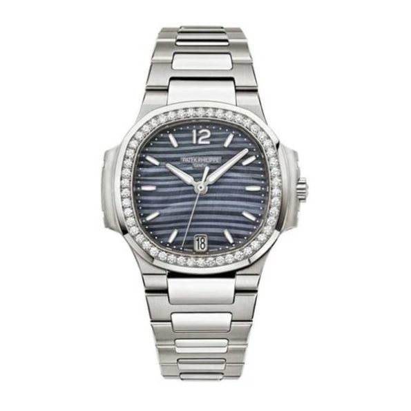 patek-philippe-nautilus-blue-tinted-mother-of-pearl-dial-automatic-ladies-diamond-watch-452