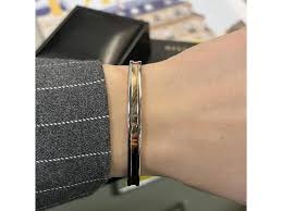 B.zero1 Rose Gold Cuff Bracelet and with Black Cermet photo review