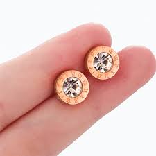 MAKE YOUR PAIR Rose Gold Single Earrings Set with Pave Diamonds photo review